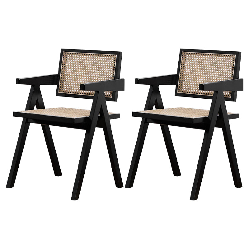 Contemporary Dining Room King Louis Back Solid Wood Dining Chair