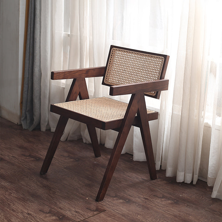 Contemporary Dining Room King Louis Back Solid Wood Dining Chair