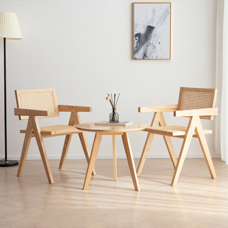 Contemporary Dining Room King Louis Back Solid Wood Dining Chair