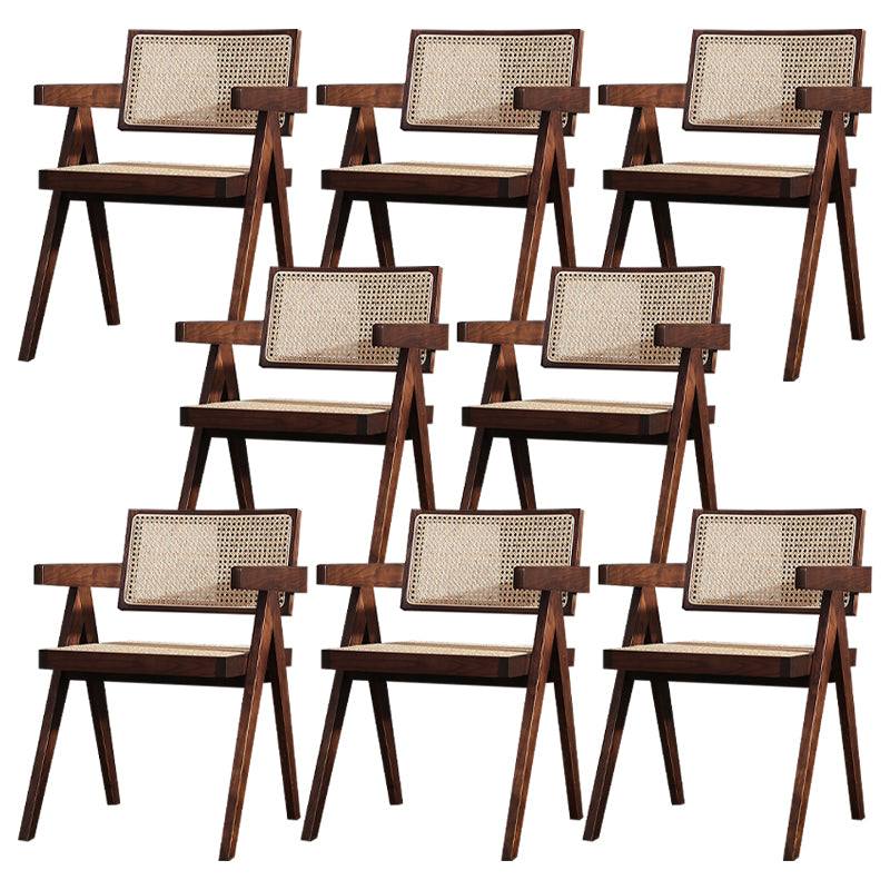 Contemporary Dining Room King Louis Back Solid Wood Dining Chair