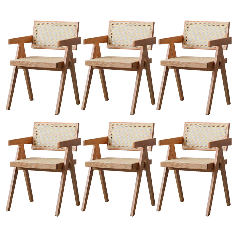 Contemporary Dining Room King Louis Back Solid Wood Dining Chair