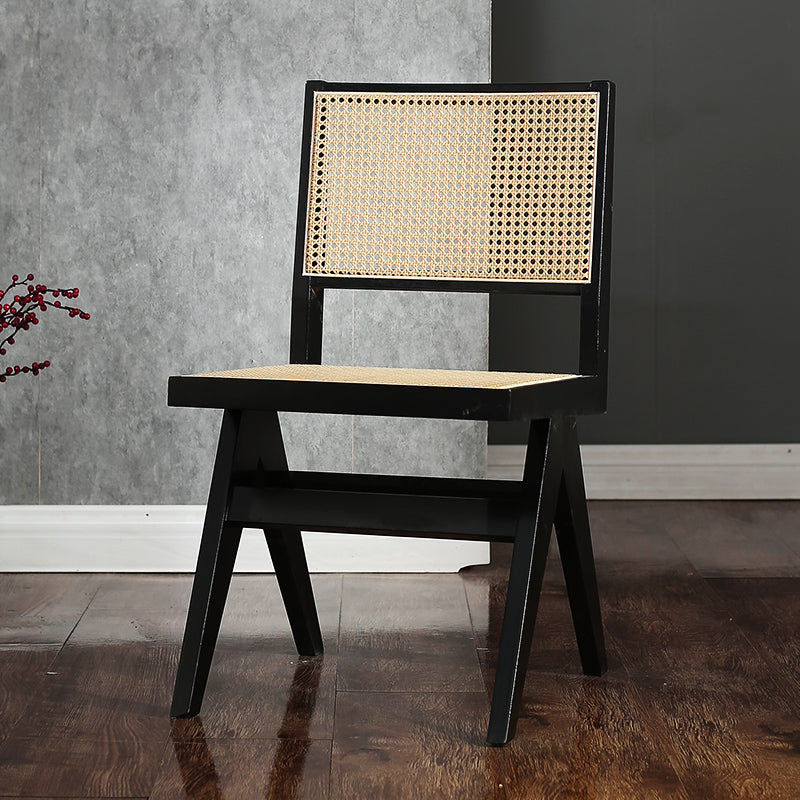 Contemporary Dining Room King Louis Back Solid Wood Dining Chair