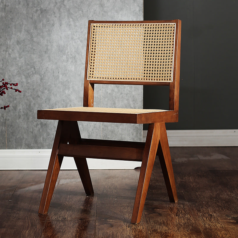 Contemporary Dining Room King Louis Back Solid Wood Dining Chair