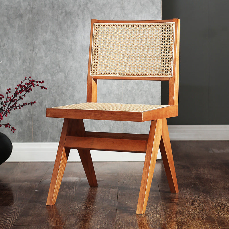 Contemporary Dining Room King Louis Back Solid Wood Dining Chair