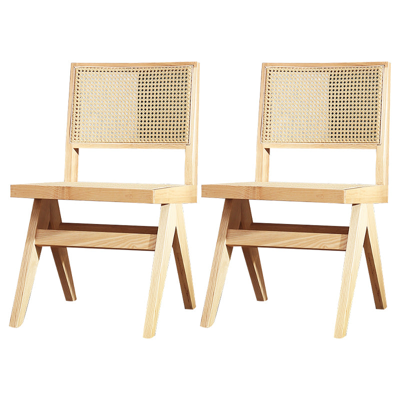 Contemporary Dining Room King Louis Back Solid Wood Dining Chair