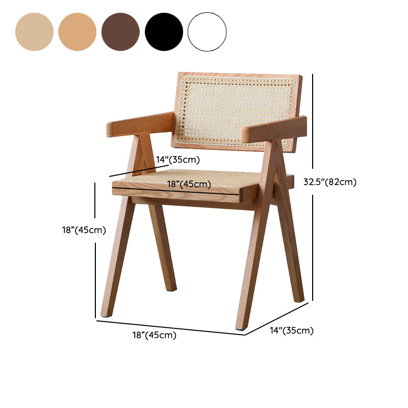 Contemporary Dining Room King Louis Back Solid Wood Dining Chair