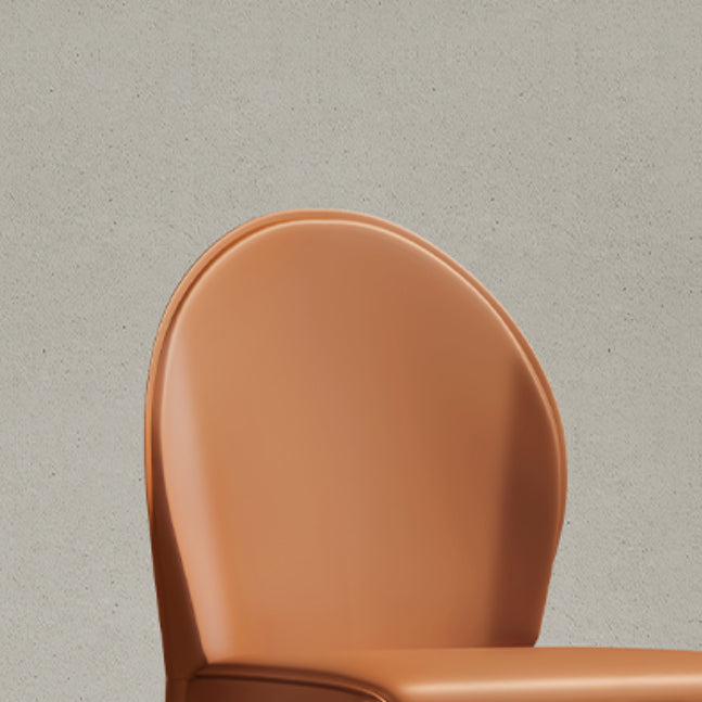 Contemporary Faux Leather Armless Dining and Accent Chairs for Home