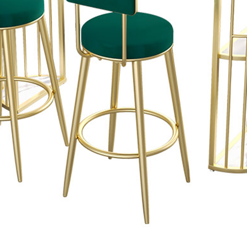 Modern Style 2/3 Pieces Stone Oval Bar Table Set for Living Room