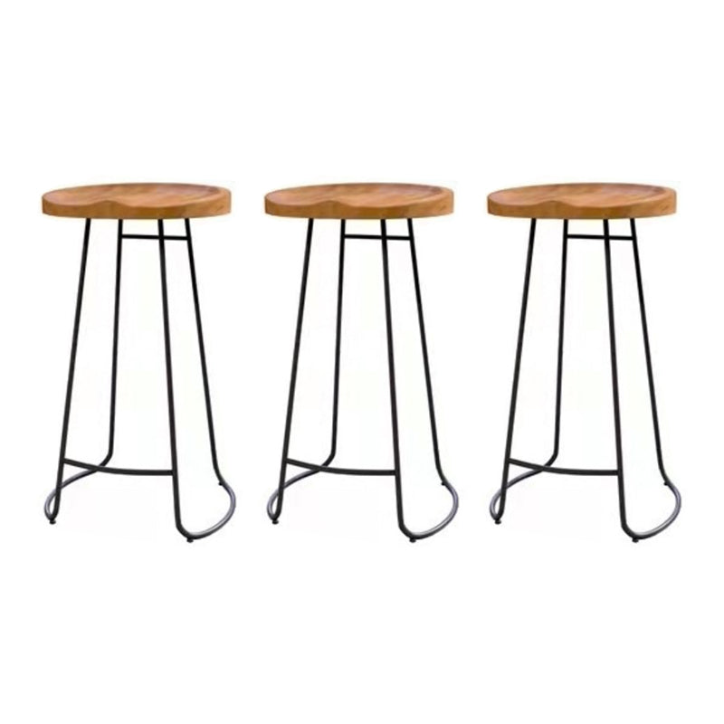 Modern Rectangle 1/3/7 Pcs Pine Wood Bar Set for Living Room