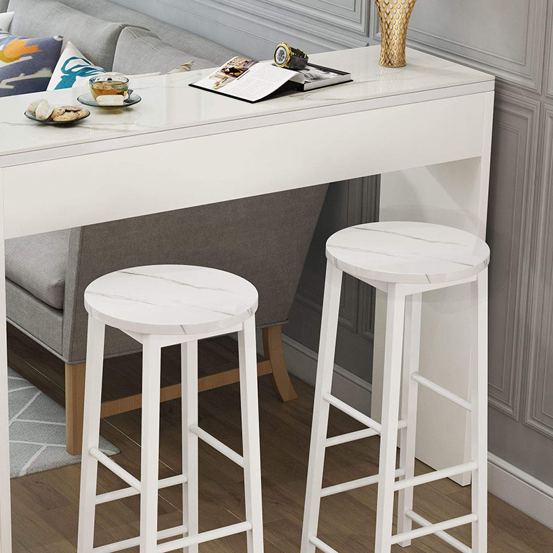 Contemporary Style 3 Pieces Wood Specialty Bar Table Set for Dining Room