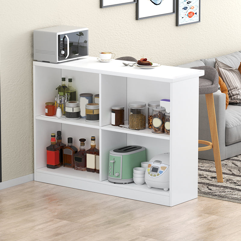 Contemporary Style Wood Rectangle Patio Bar Table for Dining Room