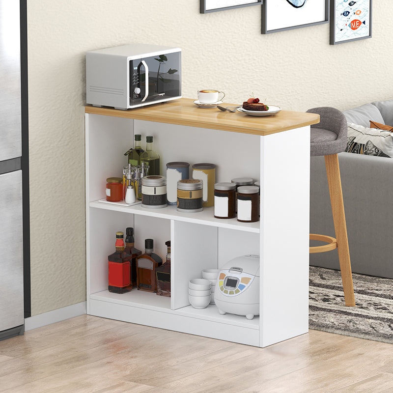 Contemporary Style Wood Rectangle Patio Bar Table for Dining Room