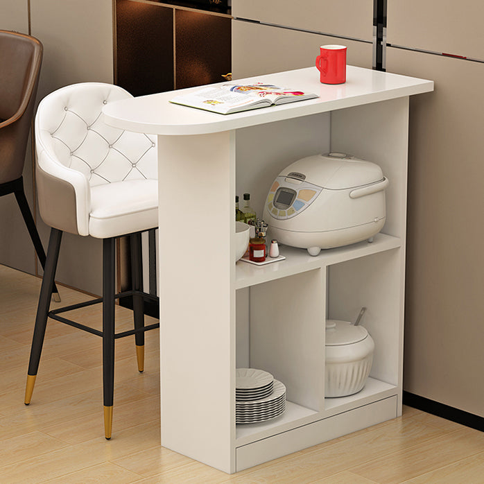 Contemporary Style Wood Specialty Patio Bar Table for Living Room