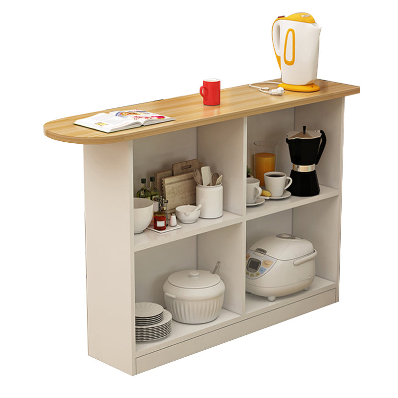 Contemporary Style Wood Specialty Patio Bar Table for Living Room