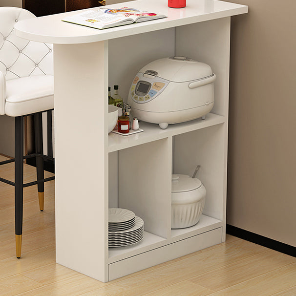 Contemporary Style Wood Specialty Patio Bar Table for Living Room