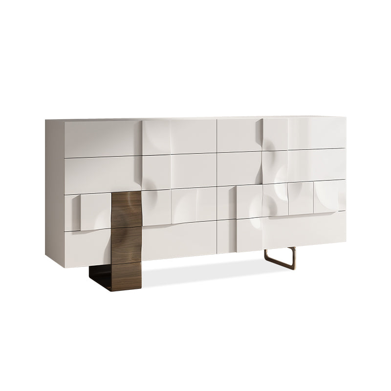 Modern Style Storage Solid Wood Sideboard Cabinet with Drawers
