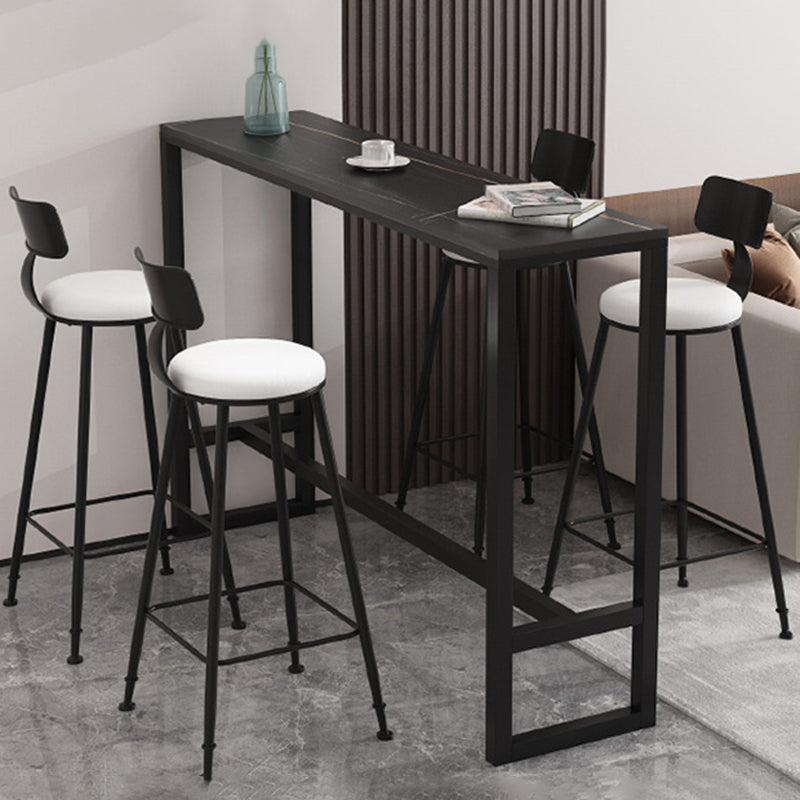 Modern Style 2/3/5 Pieces Stone Rectangular Bar Table Set for Living Room