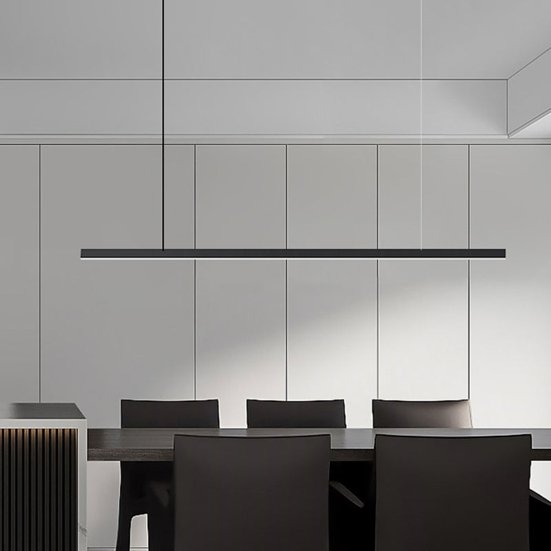 Contemporary Pendant Lighting Fixtures Metal Black Island Lighting Ideas for Dining Room