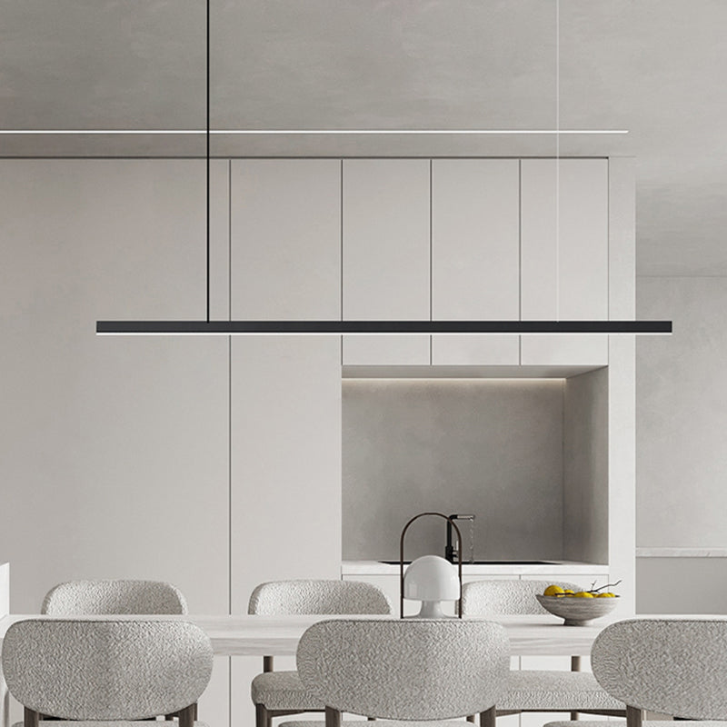 Contemporary Pendant Lighting Fixtures Metal Black Island Lighting Ideas for Dining Room