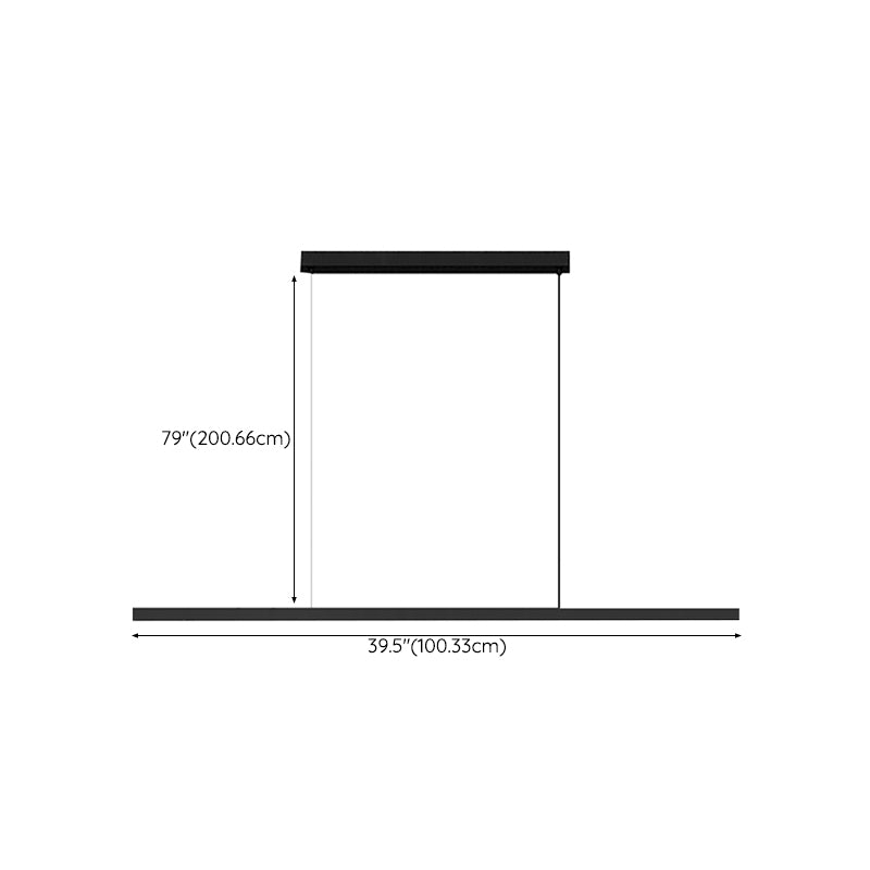 Contemporary Pendant Lighting Fixtures Metal Black Island Lighting Ideas for Dining Room