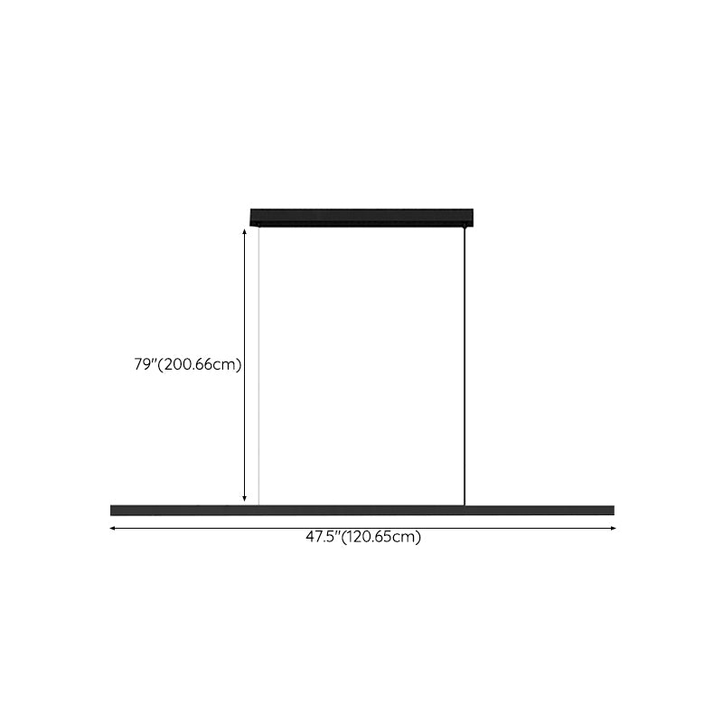 Contemporary Pendant Lighting Fixtures Metal Black Island Lighting Ideas for Dining Room