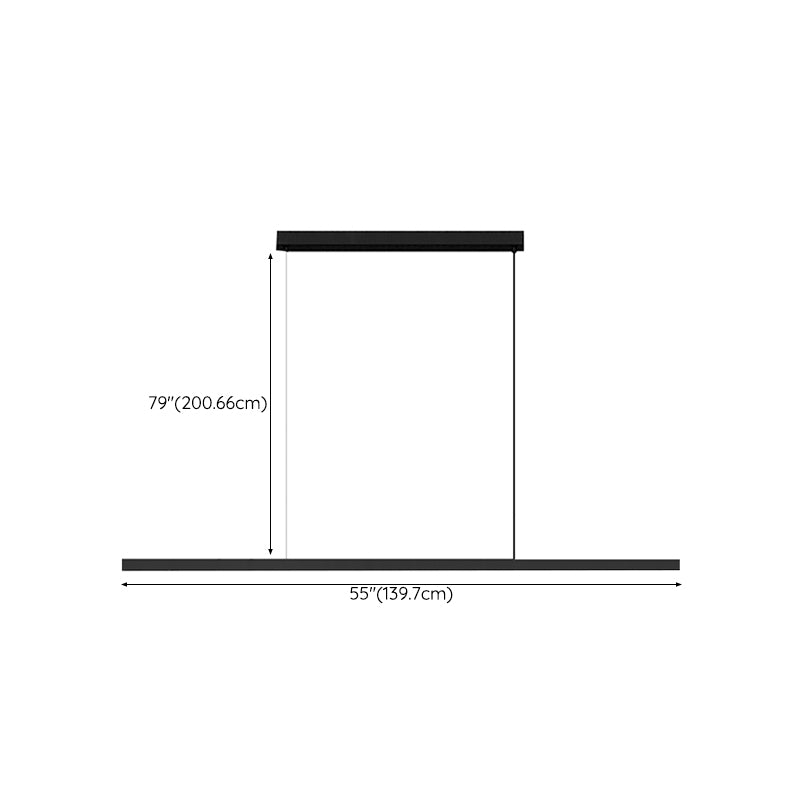 Contemporary Pendant Lighting Fixtures Metal Black Island Lighting Ideas for Dining Room