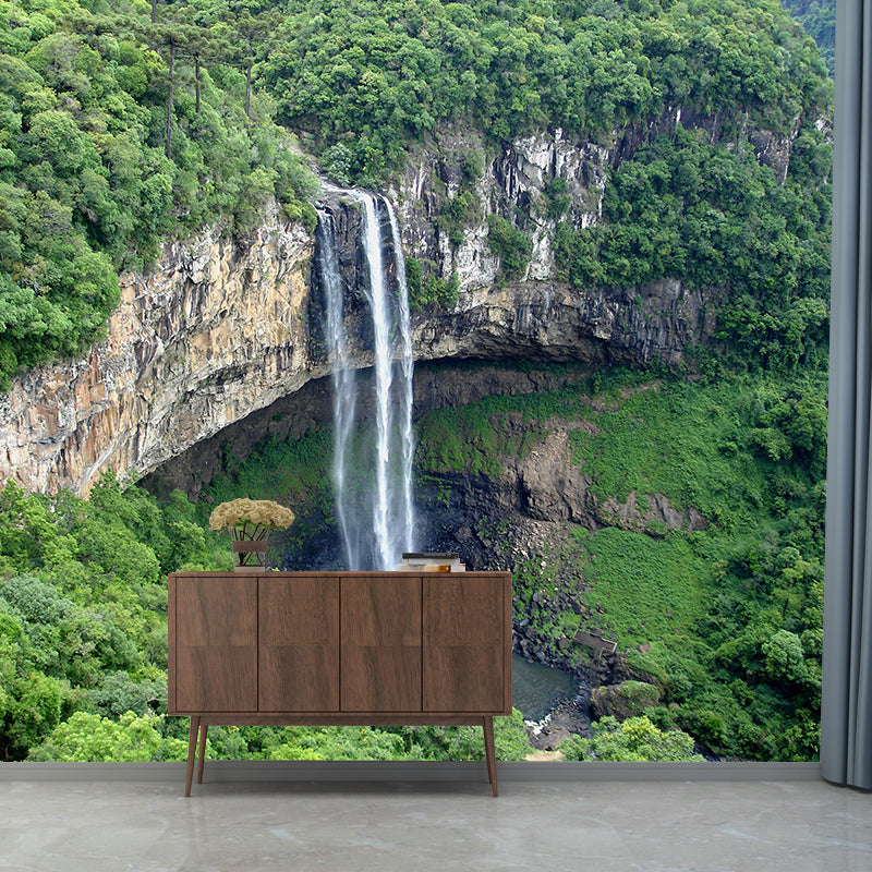 Fall Landscapes Photography Pattern Mildew Wall Mural Horizontalt for Living Room