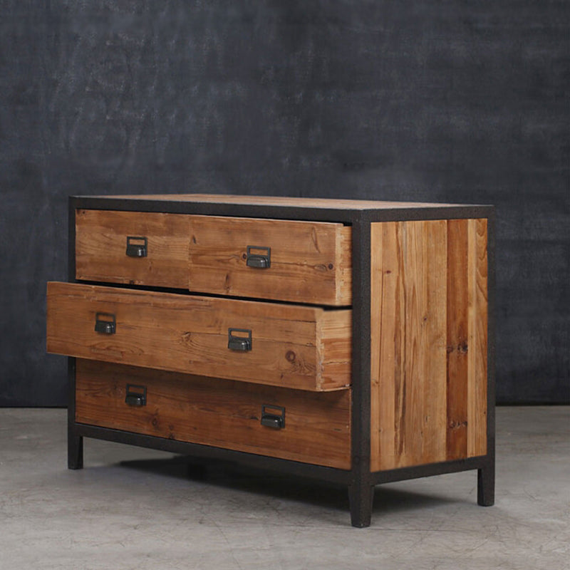 Traditional Storage Chest Solid Wood 13.65 Inch Width Dresser