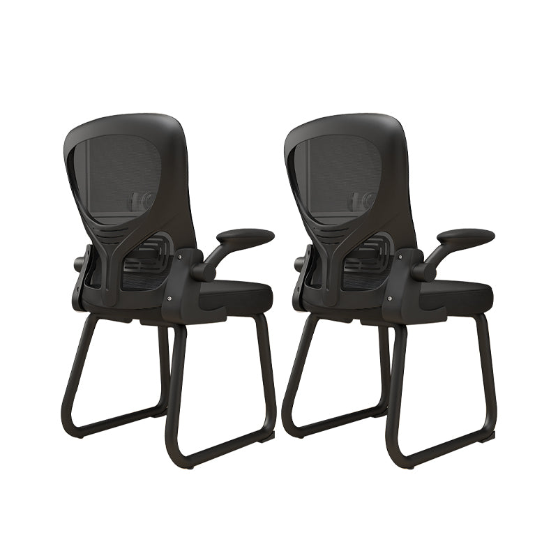 Contemporary Padded Arms Office Chair Ergonomic Desk Chair for Office