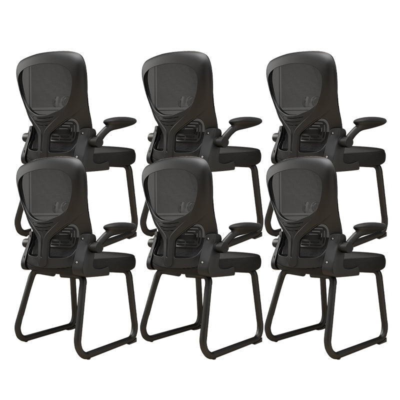 Contemporary Padded Arms Office Chair Ergonomic Desk Chair for Office