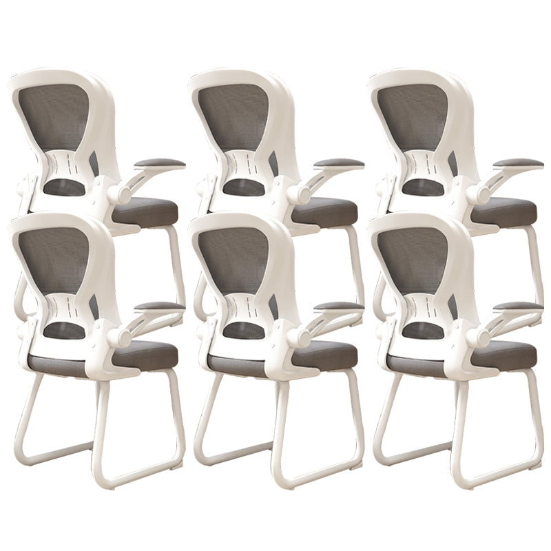 Contemporary Padded Arms Office Chair Ergonomic Desk Chair for Office
