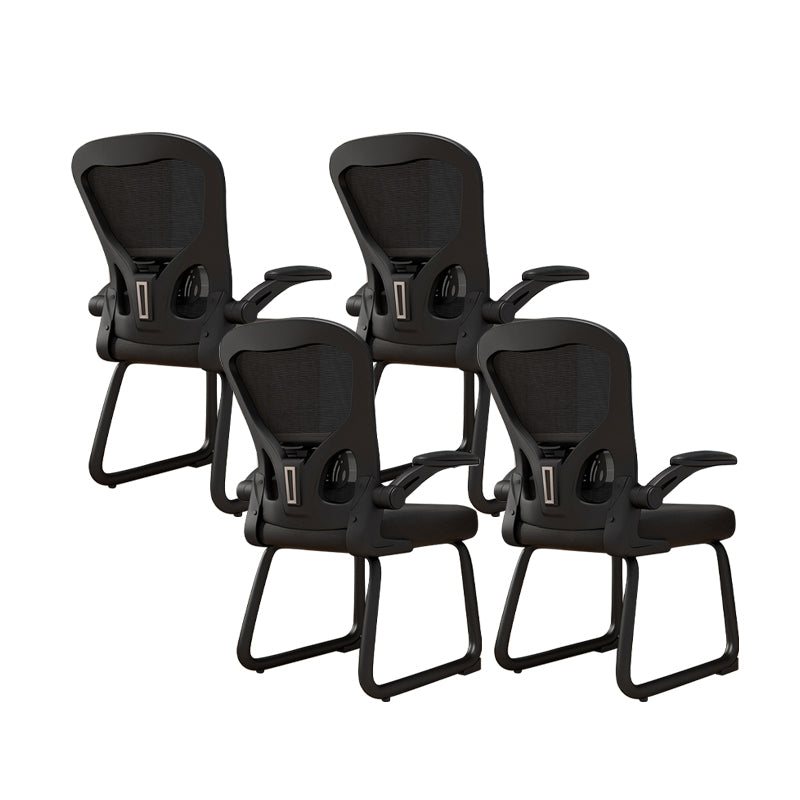 Contemporary Padded Arms Office Chair Ergonomic Desk Chair for Office