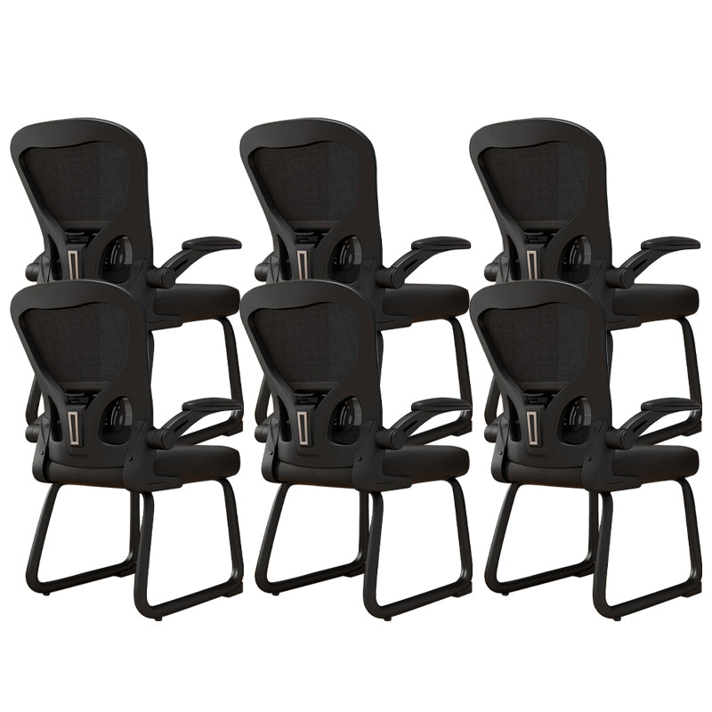 Contemporary Padded Arms Office Chair Ergonomic Desk Chair for Office