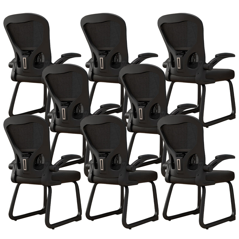 Contemporary Padded Arms Office Chair Ergonomic Desk Chair for Office
