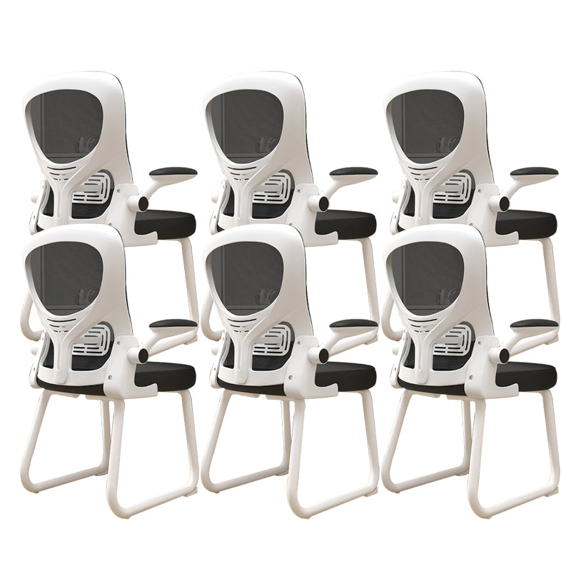 Contemporary Padded Arms Office Chair Ergonomic Desk Chair for Office