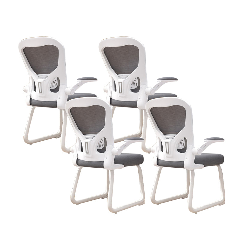 Contemporary Padded Arms Office Chair Ergonomic Desk Chair for Office