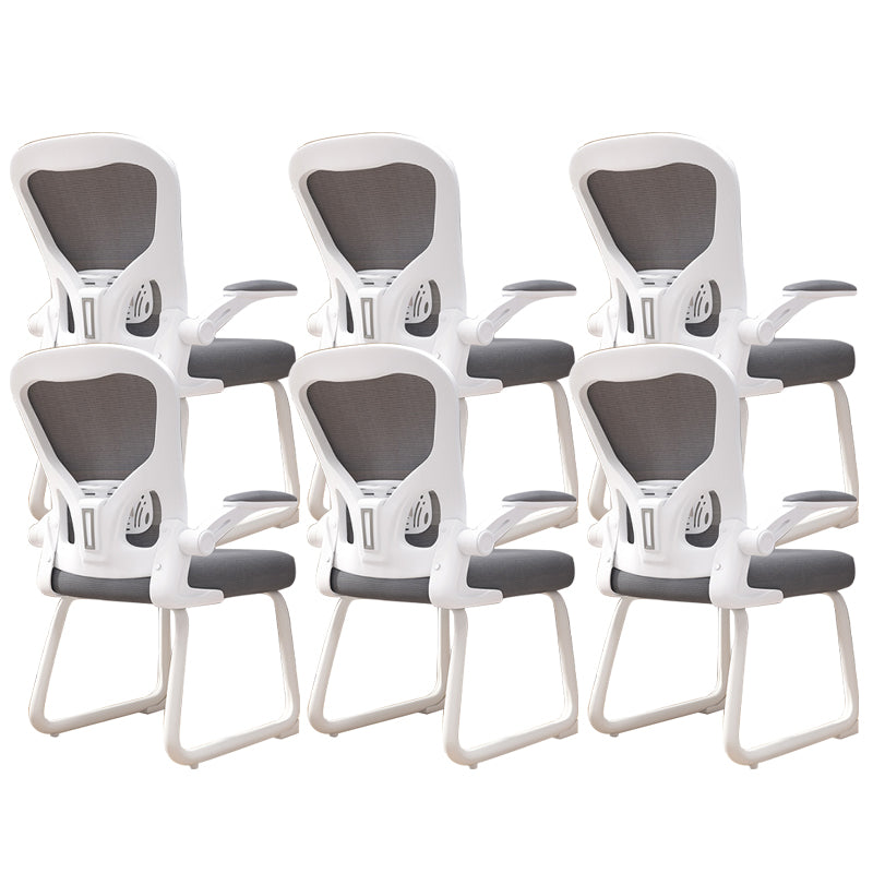 Contemporary Padded Arms Office Chair Ergonomic Desk Chair for Office