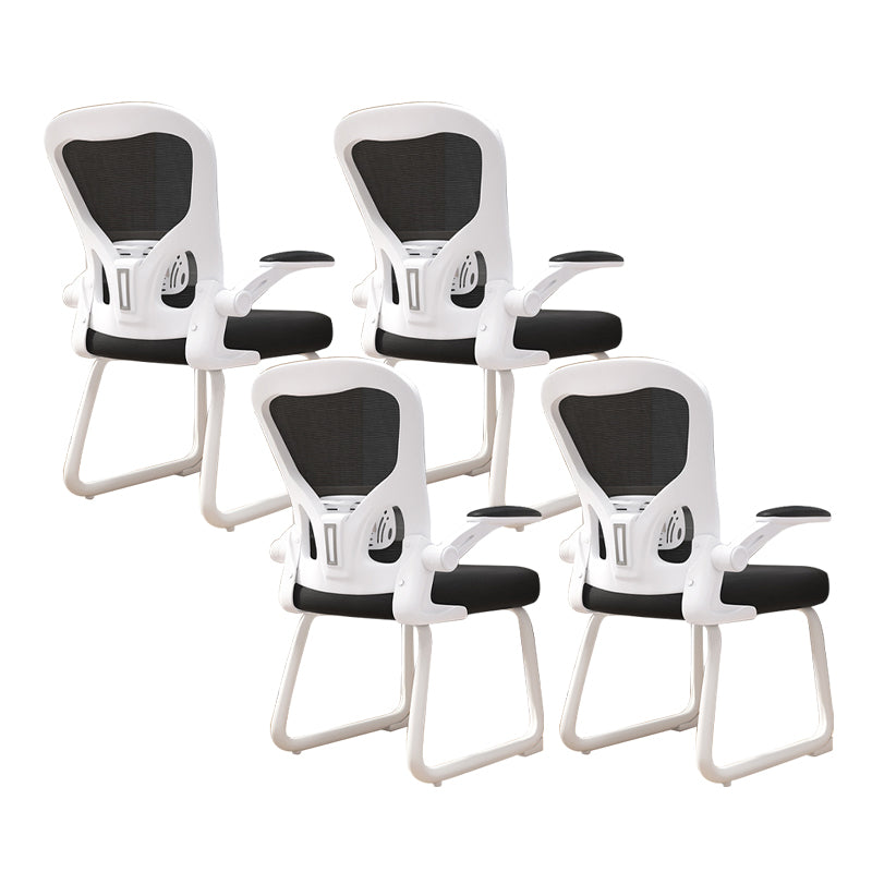 Contemporary Padded Arms Office Chair Ergonomic Desk Chair for Office