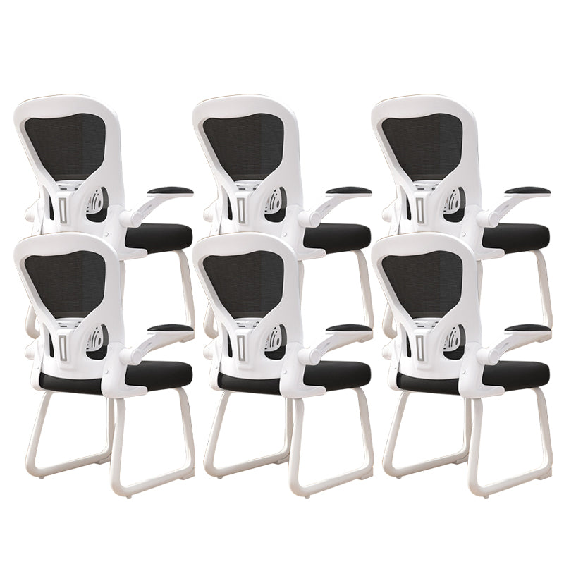 Contemporary Padded Arms Office Chair Ergonomic Desk Chair for Office