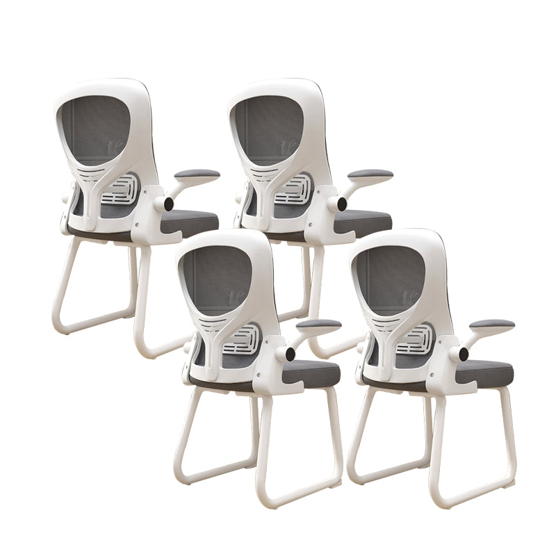 Contemporary Padded Arms Office Chair Ergonomic Desk Chair for Office