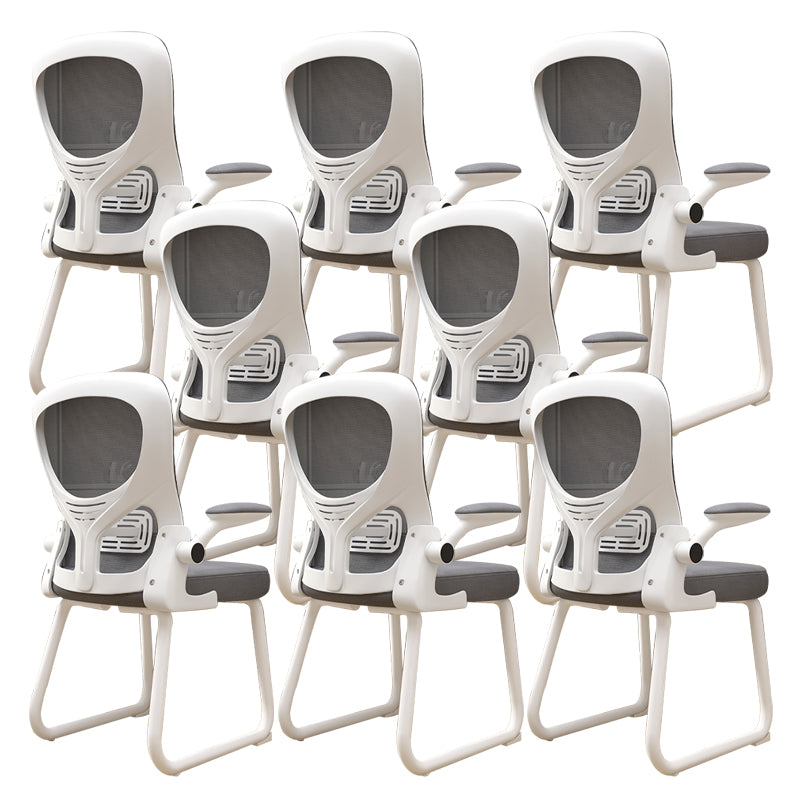 Contemporary Padded Arms Office Chair Ergonomic Desk Chair for Office
