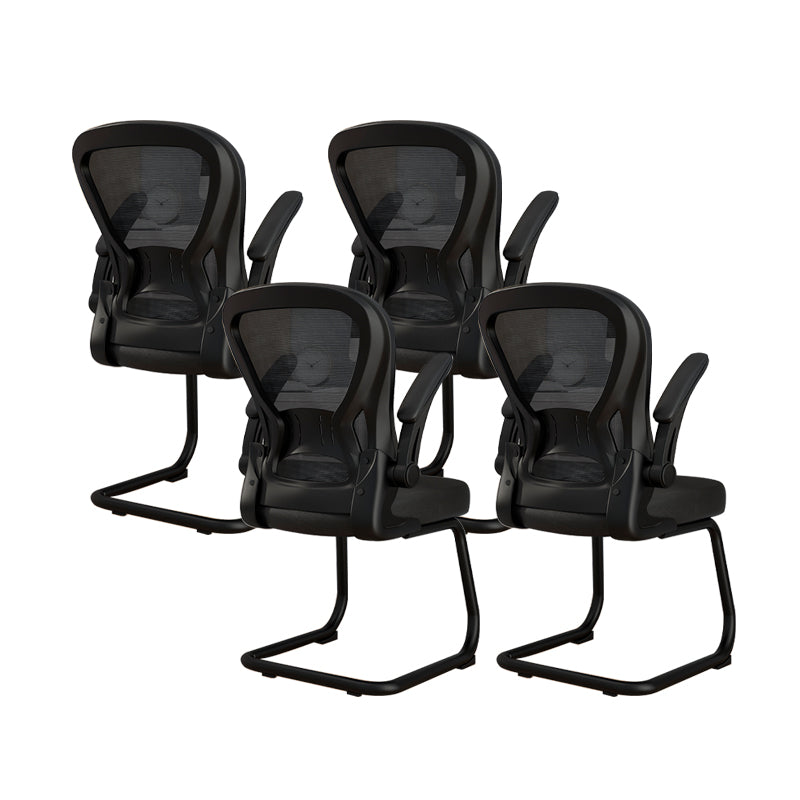 Contemporary Padded Arms Office Chair Ergonomic Desk Chair for Office