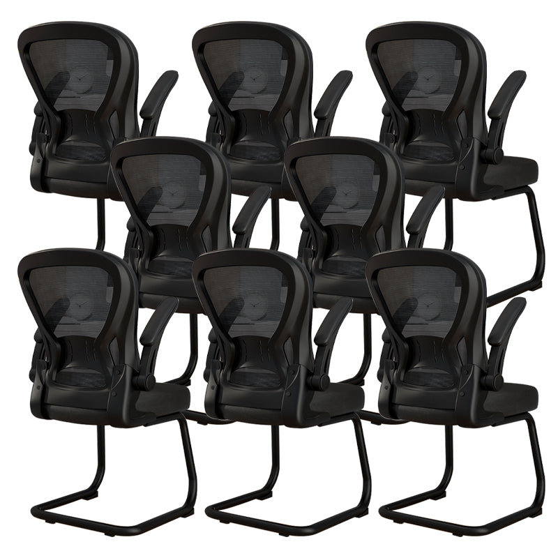 Contemporary Padded Arms Office Chair Ergonomic Desk Chair for Office
