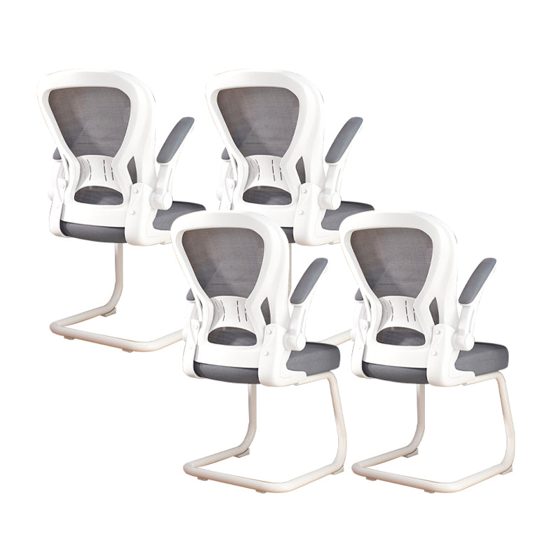 Contemporary Padded Arms Office Chair Ergonomic Desk Chair for Office