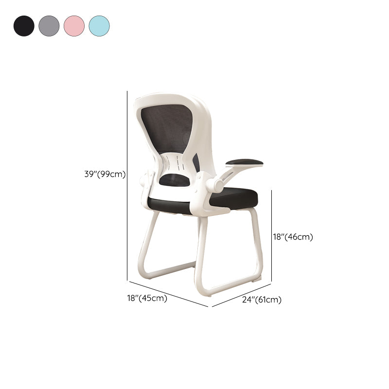 Contemporary Padded Arms Office Chair Ergonomic Desk Chair for Office