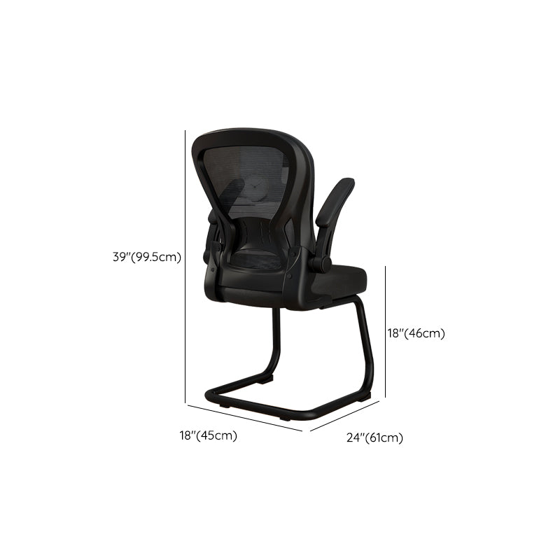 Contemporary Padded Arms Office Chair Ergonomic Desk Chair for Office