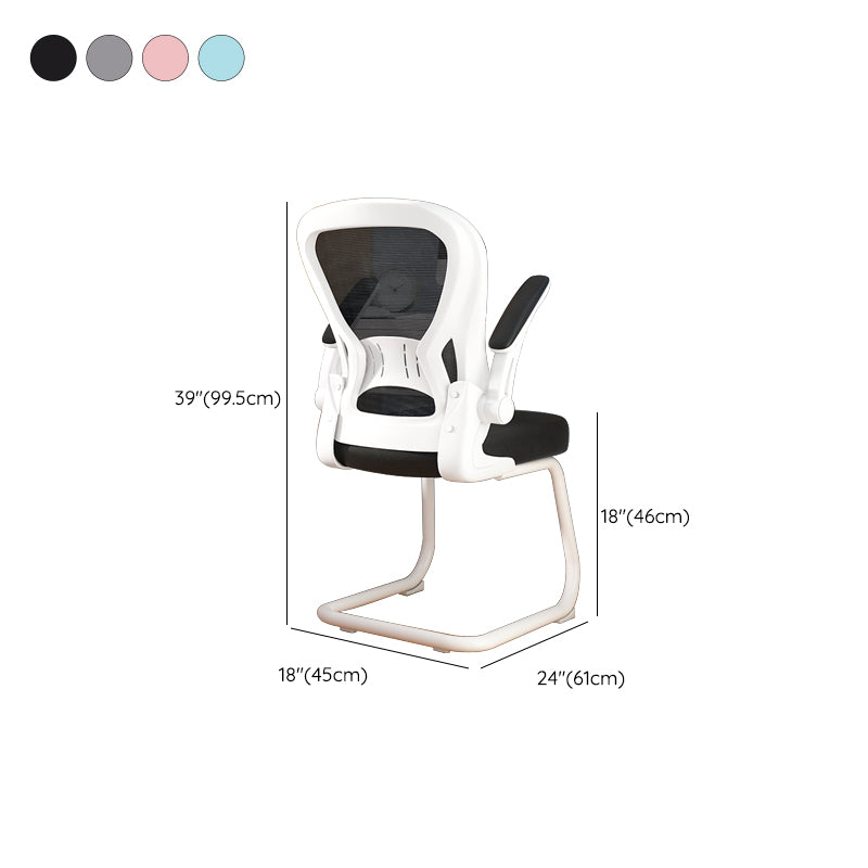Contemporary Padded Arms Office Chair Ergonomic Desk Chair for Office