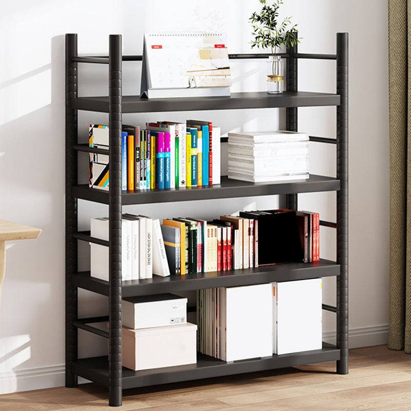 Modern Open Back Metal Shelf Bookcase Shelves Included for Home Office