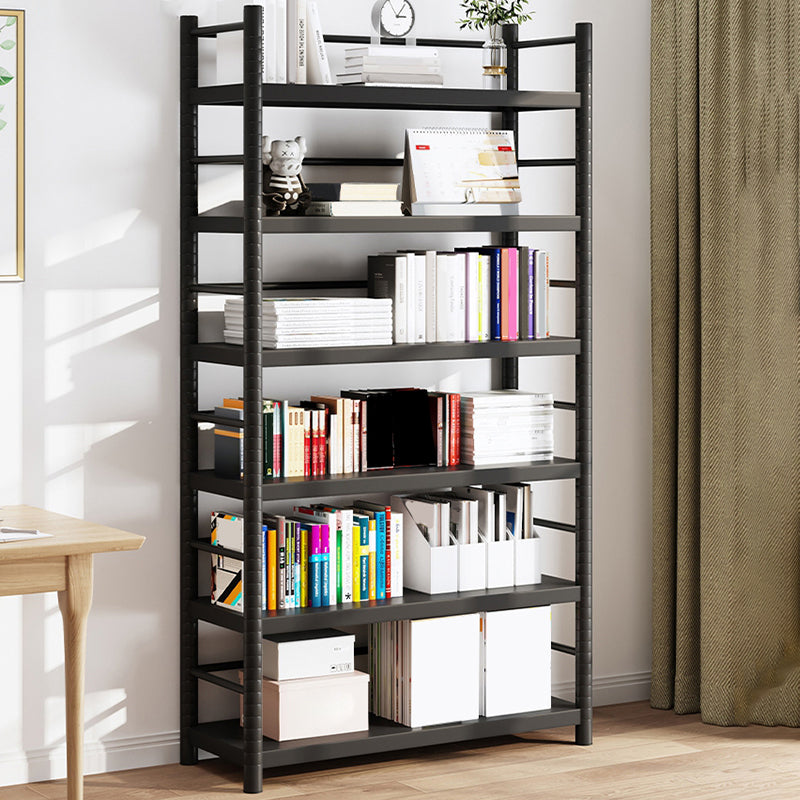 Modern Open Back Metal Shelf Bookcase Shelves Included for Home Office