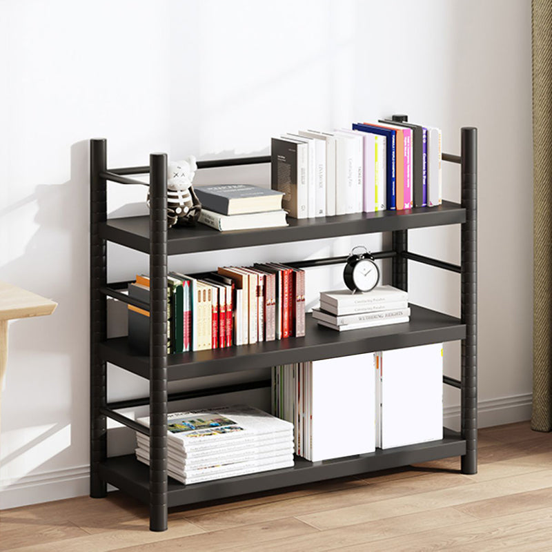 Modern Open Back Metal Shelf Bookcase Shelves Included for Home Office